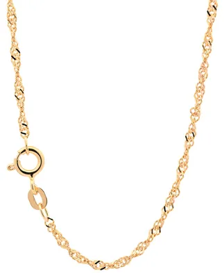 Produktbild von Goldkette Singapurkette Länge 45cm - Breite 1,8mm - 585-14 Karat Gold