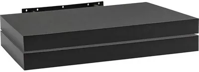 Produktbild von Schwarze Miron Wandplatten - 90cm - Hängende Wandplatten an die Wand - Wandregal - Bilderrahmen für Kinderzimmer - Bücherregal - Holz MDF - Set aus 2 Stücken