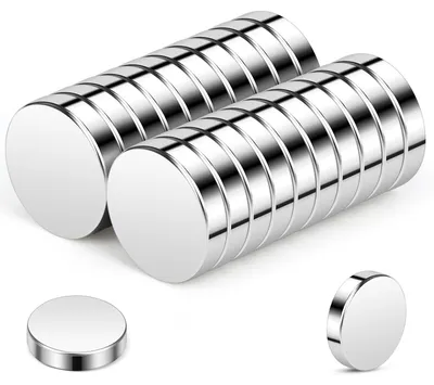 Neodym-Magnete 13x3 mm, 20 Stück, rund, stark, für Kühlschrank & DIY