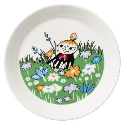 Imagen del producto de Moomin plate 19cm Little My and meadow 1062215