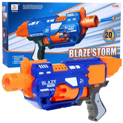 Produktbild von Elektrogewehr für Kinder ab 6 Jahren Blaze Storm 20 lange Schaumstoffgeschosse + Reichweite bis zu 10 m