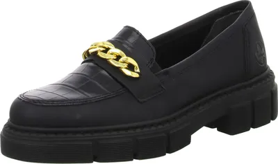 Produktbild von Rieker Damen Loafer 15045-38, 15045-39, 15045-40, 15045-41, 15061-37, 15061-38, 15061-39, 15061-40, 15061-41, 15061-43 RIE-M3861 Schwarz 39
