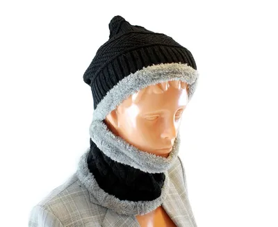 Immagine prodotto di Apt Bq52D Kpl Berretto E Sciarpa Unisex Nero
