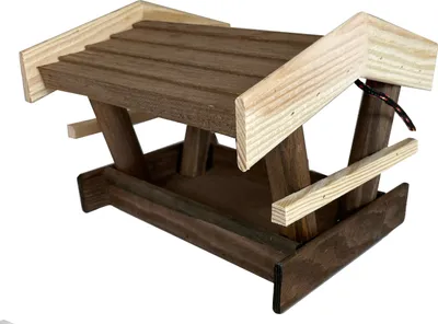 Produktbild von Elmato 10283 Vogelhaus Wildspitz Futterstation Futterhaus, 19x14x15,5cm