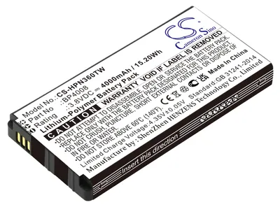 Image de TECHTEK Batterie compatible avec [Hytera] PNC360, PNC360S remplace BP4008