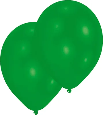 Produktbild von Amscan Luftballon Standard grün 10 Stück