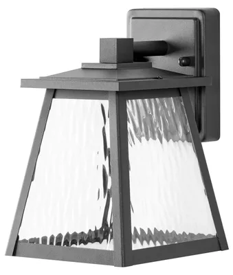 Produktbild von BELIANI LED Außenwandleuchte Schwarz Metall Klassischer Stil für Haustür Terrasse Garten Outdoor Wandlampe