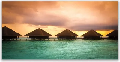 Produktbild von Glasbilder 140x70 Wandbild Druck auf Glas Meer Architektur