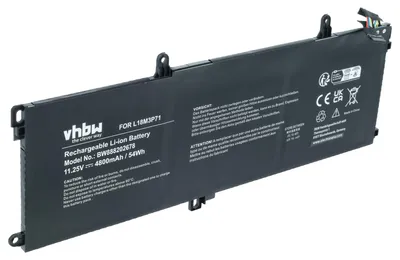 Produktbild von vhbw Akku kompatibel mit Lenovo ThinkPad T590 20N4A002CD, T590 20N4A00CCD, T590 20N4A00DCD, T590 20N4A00GCD Notebook (4800 mAh, 11,25 V, Li-Polymer)