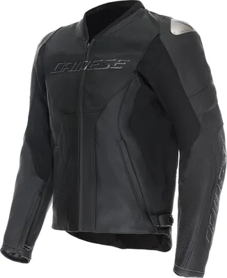 Image de Veste en cuir perforé Dainese Racing 5 Noir / Noir / Noir 56