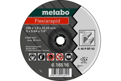 Produktbild von Metabo Flexiarapid 125x1,0x22,23 Alu, 616513000