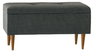 Image de Banc Tabouret Banc rembourré Coffre avec rangement Carreaux