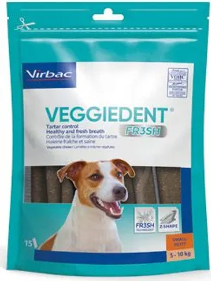 Obrázek produktu pro C.E.T.pes Žvýkací plátky Veggiedent NEW S 15ks