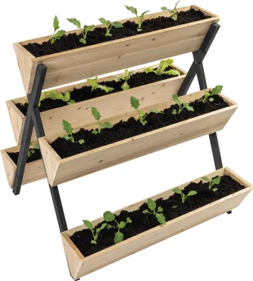 Produktbild von Hochbeet Pflanzkasten Blumenkasten Blumentreppe Kräuterbeet von terra-garten®