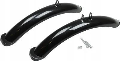 Produktbild von Kinderfahrradschutzblech Set für 20 Zoll Räder, Schwarz