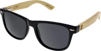 Produktbild von VeyRey aus Holz polarisierend Sonnenbrille Quadrat Nadelbaum schwarz Glas