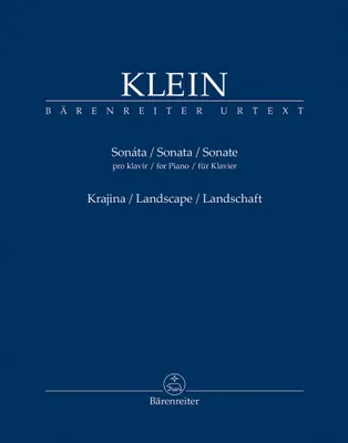 Image de Sonate für Klavier / Landschaft (Krajina) für Sprecher und Klavier