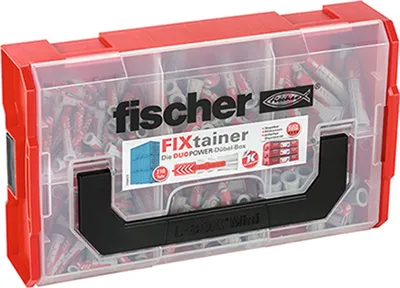 Obrázek produktu pro fischer FIXtainer DUOPOWER hloubkový skříňový skříňový skříňový skříňový skříňový skříňový skříňový skříňový systém
