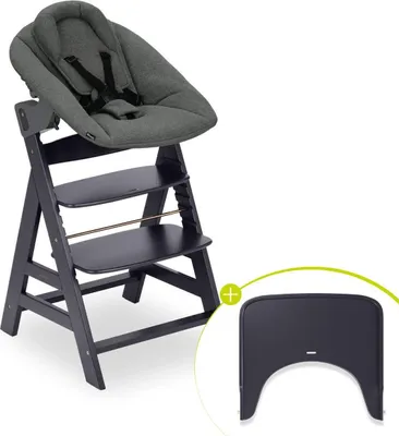 Produktbild von Hauck Alpha Plus Dark Grey Newborn Set - Hochstuhl