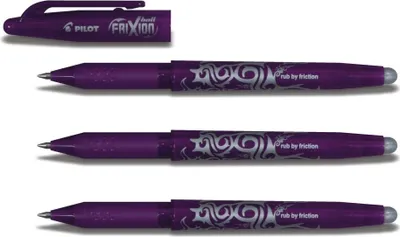 Produktbild von Pilot Frixion Ball Tintenroller 3er-Set violett