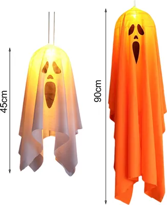 Produktbild von Halloween-Geisterdekorationen, leuchtende Geisterdekoration für den Außenbereich, gruselige Spukhaus-Geister-Requisite, Halloween-Gartendekoration
