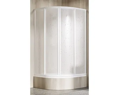 Obrázek produktu pro Sprchový kout RAVAK Supernova SKCP4-90 Sabina white+Pearl dvoukřídlé dveře 31177V10011