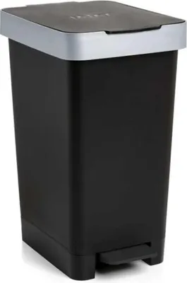 Produktbild von Tatay Smart 25l Recyclingbehälter Silber  Silber One Size