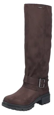 Produktbild von Rieker Damen Stiefel Knöchelriemen mit Zierschnalle Profilsohle warm 76892, Größe:39 EU, Farbe:Braun