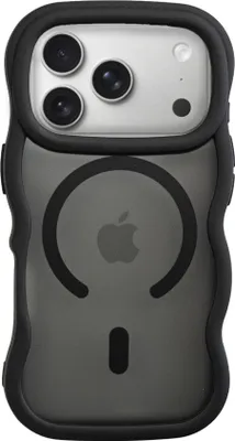 Produktbild von Matte Wavy Hülle MagSafe Black  - Kompatibel mit iPhone 17 Pro
