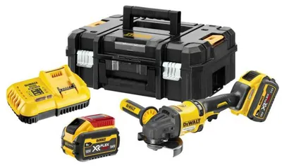 DEWALT Akku-Winkelschleifer 125mm 54V FlexVolt DCG418X2 2x9/3Ah
