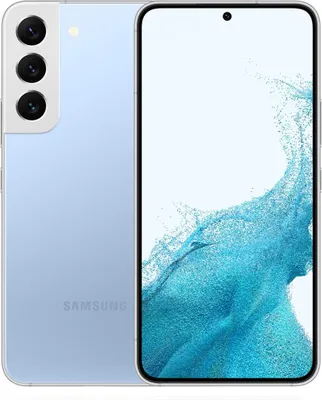 Produktbild von Samsung Galaxy S22 SM-S901B/DS, 15,5 cm (6.1"), 8 GB, 256 GB, 50 MP, Android 12, Hellblau