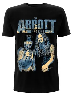 Produktbild von The Abbott Brothers T-Shirt Herren Blue Photo schwarz M
