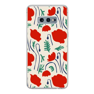 Produktbild von MuchoWow® Handyhülle Schutzhülle Hülle für Samsung Galaxy S10e Blumen - Rose - Muster Silikon Softcase Handy Hülle - Handy