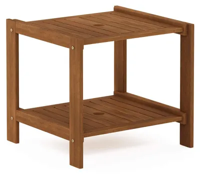 Zdjęcie produktu dla Stół ogrodowy z drewna meranti, 52,1 x 45,5 x 48 cm