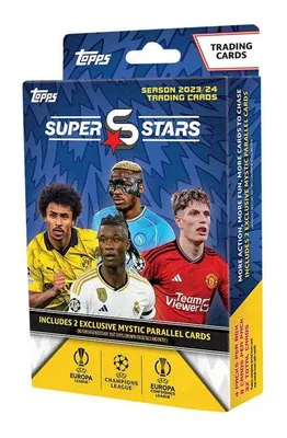 Produktbild von Topps/Merlin UEFA Champions League Super Stars 2023/24 Sammelkarten Hanger Pack *Englische Version*