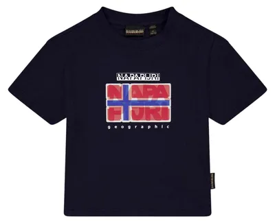 Produktbild von Napapijri - "Stella" T-Shirt für Kinder, Leicht, Leger GT17766 (176) (Meeresblau)