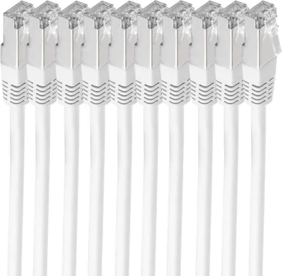 Produktbild von shiverpeaks Patchkabel cat 6 S/FTP PIMF HF VE10 weiß 1m