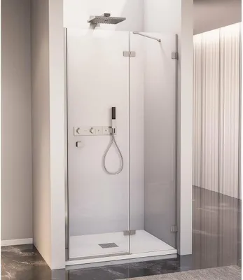 Produktbild von Polysan FORTIS EDGE Duschtür für Nische 1000mm, Klarglas, rechts