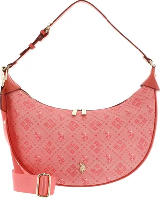Produktbild von U.S. POLO ASSN. Schultertasche Umhängetasche New Hampton Hobo Bag Coral koralle