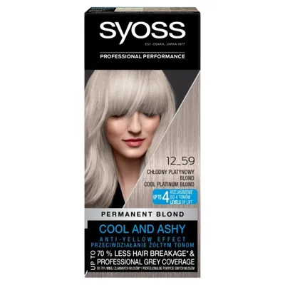Produktbild von Syoss Blond Cool Blonds Hair Color 12-59 Cool platinum blond 50mL