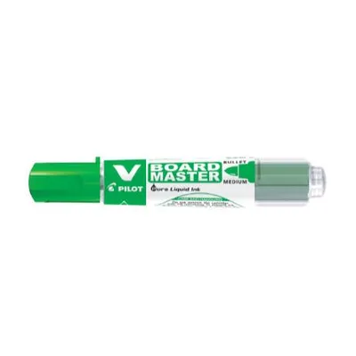 Obrázok produktu pre Pilot V-Board, Zelená, Zelená, Šedá, 1 farba/farieb, Hrubá, Guličkové zakončenie, Kolo