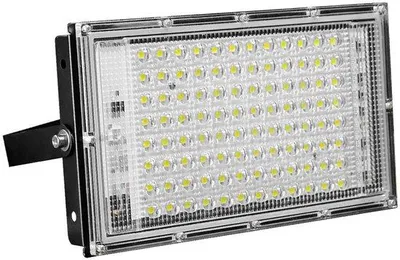 Produktbild von 2 Stück 100W LED Außenleuchte – 10000LM, 3000K warmweiß, IP65 wasserdicht, Sicherheitsleuchte für Garten, Garage, Grundstück
