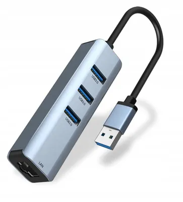 Obrázok produktu pre SIEŤOVÁ KARTA 3x USB 3.0 Ethernet 1000M BYL-2013T