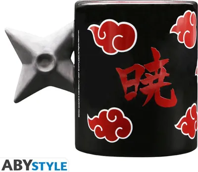 Immagine prodotto di Tazza in Vetroceramica Naruto 3D - Shuriken Akatsuki (450 ml)