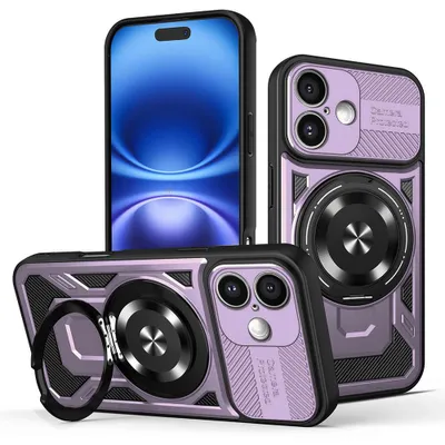 Obrázek produktu pro Techsuit – pouzdro RuggedCam pro iPhone 16 Plus – fialové