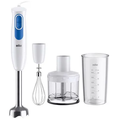 Produktbild von Braun MQ 20.236 M Stabmixer 600W 2 Stufen +Zerkleinerer/Schneeb
