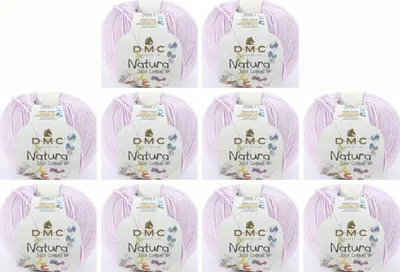 Obrázek produktu pro 10x DMC Natura Just Bavlna – matná, měkká příze ze 100 % česané bavlny, 302, (barva N32)