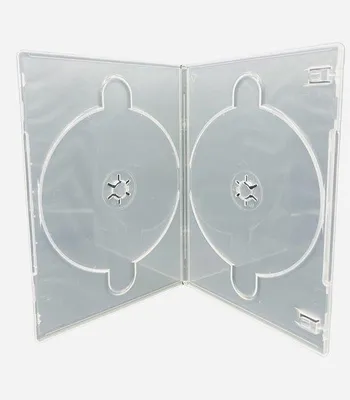 Image de Boîtier DVD slim 25 disques, 7 mm, transparent, face avant