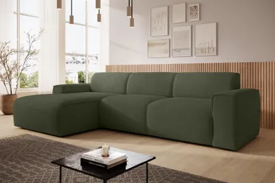 Produktbild von AX LIVING Couch Sofa L Form Didim mini Grün 310 cm breit, stilvoll L
