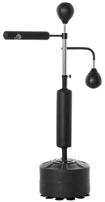 Immagine prodotto di Set per box con speedball e barra riflessi | Colore: Nero | Dimensioni: 50x88x160-230 cm